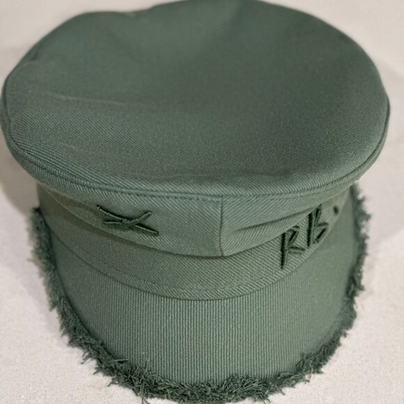 RUSLAN BAGINSKIY Raw Edge Baker Hat - Picture 4 of 5